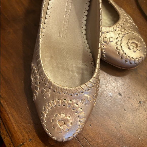 Jack Rogers Leather Pinwheel Navajo Flats - Picture 1 of 7